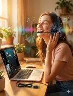 KOMC H10 USB Headset with ENC Noise Cancelling Microphone - Image 4