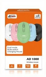 ⁦ماوس  AD-1000  لاسلكى وبلوتوث قابل للشحن⁩ - الصورة ⁦2⁩