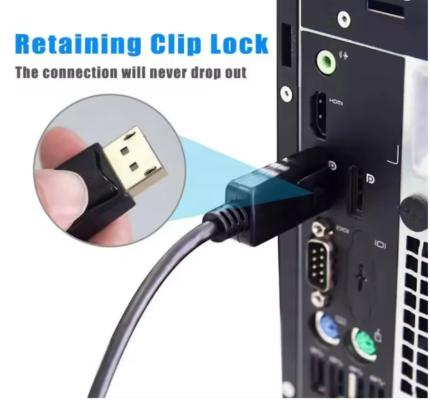 كابل تحويل من DisplayPort إلى VGA