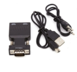 ⁦محول VGA إلى HDMI مع صوت – دقة Full HD 1080p⁩ - الصورة ⁦2⁩