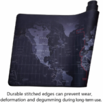 ⁦ماوس باد خريطة العالم ممتدة – أسود⁩ - الصورة ⁦6⁩