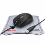 ⁦Sky Tech ST2 USB Mouse مع باد ماوس هاى كوالتى Wild Wolf⁩ - الصورة ⁦5⁩