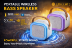 EILLIE EHH-321 Portable Bluetooth Speaker with 1200mAh Battery and Powerful Bass Sound - Image 4