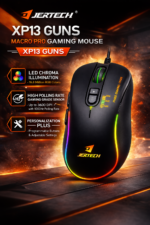 ⁦ماوس ألعاب جيرتك XP13 GUNS Macro Pro بإضاءة LED Chroma و3600 DPI⁩ - الصورة ⁦5⁩