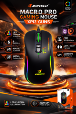 ⁦ماوس ألعاب جيرتك XP13 GUNS Macro Pro بإضاءة LED Chroma و3600 DPI⁩ - الصورة ⁦3⁩