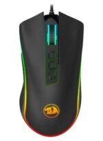 ماوس ألعاب سلكي بإضاءة متعددة الألوان RGB طراز M711 بلون أسود