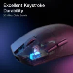 ⁦ماوس جيمنج K1NG M724 RGB - احترافية وسرعة بـ 7200 DPI⁩ - الصورة ⁦3⁩