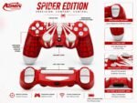 ⁦دراع PS4 Spider Gamer Edition بتصميم سبايدر احترافي⁩ - الصورة ⁦2⁩