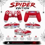 ⁦دراع PS4 Spider Gamer Edition بتصميم سبايدر احترافي⁩ - الصورة ⁦3⁩