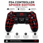 دراع PS4 Spider Edition سلكي بتصميم سبايدر احترافي وتحكم دقيق