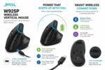 JEDEL W925P Wireless Vertical Ergonomic Mouse - Image 3