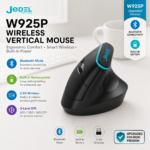 JEDEL W925P Wireless Vertical Ergonomic Mouse