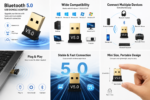 ⁦بلوتوث USB 5.0 نانو للكمبيوتر واللاب توب⁩ - الصورة ⁦3⁩