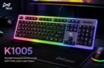 ⁦كومبو كيبورد وماوس الألعاب الكومباكت المضغوط ذو الإضاءة الخلفية طراز K1005 من Next⁩ - الصورة ⁦5⁩