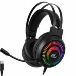 سماعة جيمنج NEXT H81 سلكية RGB مع ميكروفون – USB Type-C – صوت محيطي Deep Bass