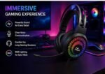 ⁦سماعة جيمنج NEXT H81 سلكية RGB مع ميكروفون – USB Type-C – صوت محيطي Deep Bass⁩ - الصورة ⁦5⁩