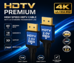 ⁦كابل HDTV 2.0 عالي السرعة بطول 20 متر يدعم دقة 4K UHD وصوت محيطي⁩ - الصورة ⁦4⁩