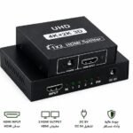موزع إشارة HDMI محيطي احترافي يدعم جودة 4K UHD وثلاثي الأبعاد (3D) طراز 1x2 / 1x4