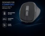 ⁦ماوس هاما WM-500 لاسلكي قابل لإعادة الشحن – صامت – 6 أزرار – دقة حتى 1600 DPI⁩ - الصورة ⁦10⁩