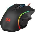 Redragon Griffin M607 ماوس ألعاب USB سلكي مع 7 أزرار قابلة للبرمجة / إضاءة 7200 DPI/RGB لأجهزة الكمبيوتر التي تعمل بنظام Windows/Mac