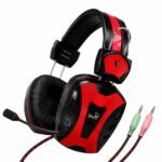 Speedy Wired Gaming Headset with Microphone – 3.5mm Stereo Headphones for PC, Laptop & Mobile