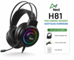 Next H81 Pro Gaming Headset with Deep Bass Surround