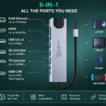 Safety TC-81 8-in-1 Type-C Hub Multiport Adapter