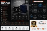 ⁦سماعات WOWY BOOM لاسلكية رياضية بتقنية Bluetooth 5.4، درايفر 13mm، تحكم باللمس وبطارية 300mAh⁩ - الصورة ⁦2⁩