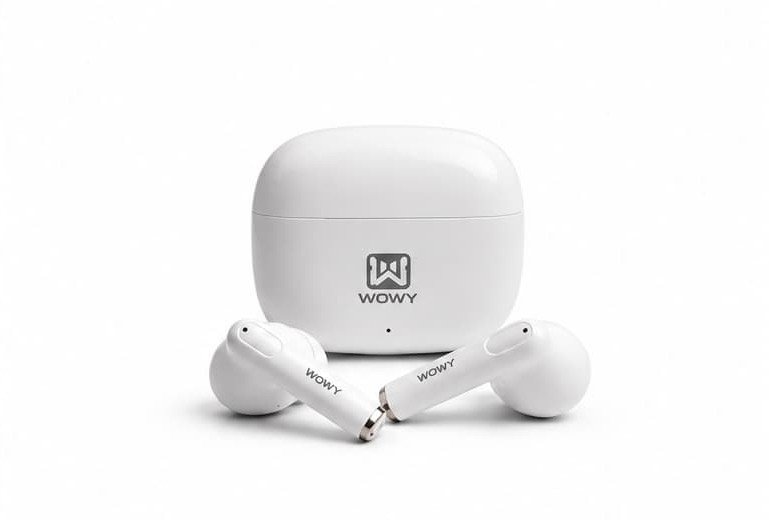 1 سماعات WOWY X300 اللاسلكية بتقنية Bluetooth 5.4، صوت ستيريو 13mm، تحكم باللمس وبطارية 300mAh - الصورة 1