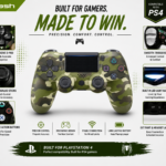 نسخ ⁦دراع تحكم لاسلكي للألعاب PS4 – أخضر كامو – موديل CUH-ZCT1E⁩