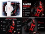 ⁦سماعة كمبيوتر SPEEDY بميكروفون – Gaming⁩ - الصورة ⁦3⁩