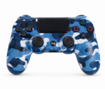 ⁦دراع تحكم لاسلكي للألعاب PS4 – أزرق كامو – موديل CUH-ZCT1E⁩ - الصورة ⁦5⁩