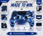 دراع تحكم لاسلكي للألعاب PS4 – أزرق كامو – موديل CUH-ZCT1E
