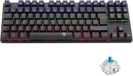 كيبورد ألعاب ميكانيكال T-Dagger Arena Lite -TGK321/BLUE SW