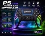 ⁦ذراع تحكم لاسلكي VOVO V-500 للألعاب – متوافق مع PS5 والكمبيوتر⁩ - الصورة ⁦2⁩