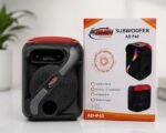 ⁦سبيكر محمول متعدد الوظائف AD-P40، بلوتوث، USB، TF Card، راديو FM، AUX، ميكروفون، إضاءة LED ملونة، 8 وات⁩ - الصورة ⁦3⁩