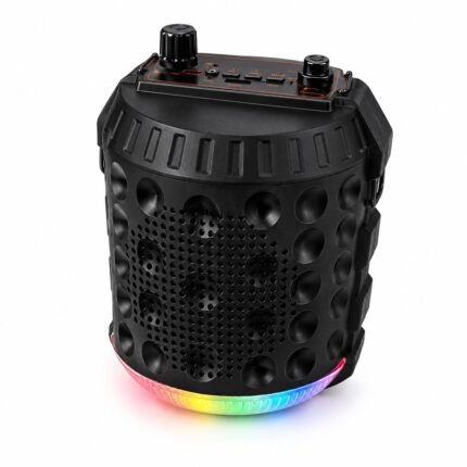 سبيكر محمول متعدد الوظائف AD-41، بلوتوث، USB، TF Card، راديو FM، ميكروفون، إضاءة LED ملونة، 8 وات
