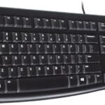 كيبورد لوجيتك K120 سلكي USB – عربي وإنجليزي – أسود