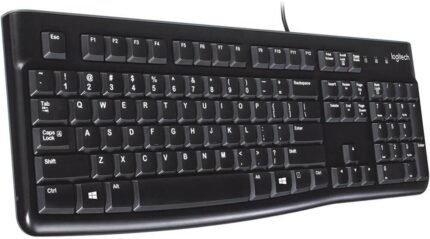 كيبورد لوجيتك K120 سلكي USB – عربي وإنجليزي – أسود