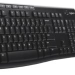 طقم كيبورد وماوس لوجيتك MK270 لاسلكي USB – أسود