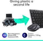 ⁦طقم كيبورد وماوس لوجيتك MK270 لاسلكي USB – أسود⁩ - الصورة ⁦5⁩