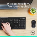 ⁦طقم كيبورد وماوس لوجيتك MK270 لاسلكي USB – أسود⁩ - الصورة ⁦3⁩