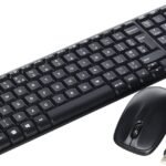 طقم كيبورد وماوس لوجيتك MK220 لاسلكي USB – أسود – عربي وإنجليزي