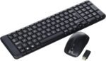 طقم كيبورد وماوس لوجيتك MK220 لاسلكي USB – أسود – عربي وإنجليزي