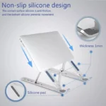 Foldable Laptop Stand, Silver - Image 2